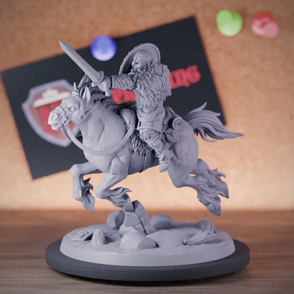 Fighter 5e | DnD Fighter Northman Viking Cavalier Miniature