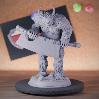 Yeti 5e | DnD Yeti Cleaver Monster Miniature