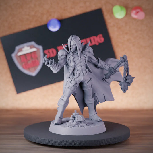 Vampire 5e | DnD Vampire Warrior Flail Miniature