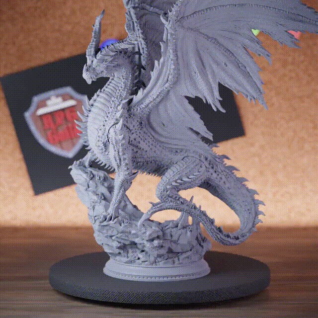 Dragon 5e | Miniature de vouivre trahie pour DnD