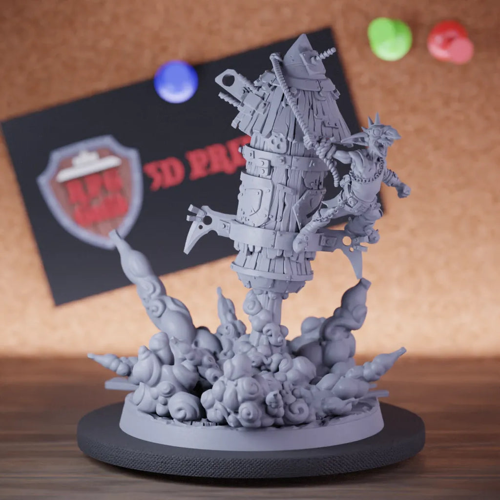 Goblin 5e | DnD Goblin Rocket Rider Miniature