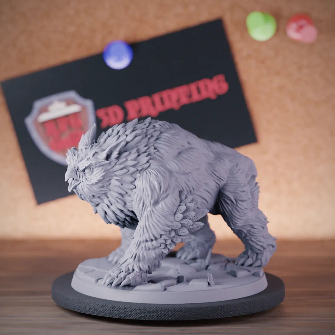 Beast 5e | DnD Beast Forest Owlbear Miniature