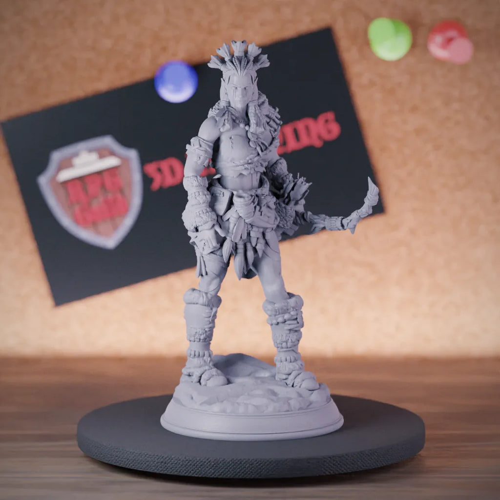 Ranger 5e | DnD Female Tribal Ranger Miniature