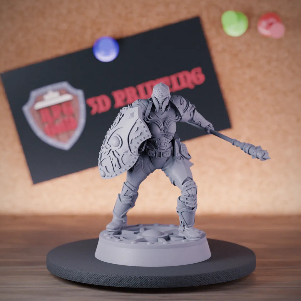 Fighter 5e | DnD Female Fighter Defender Miniature