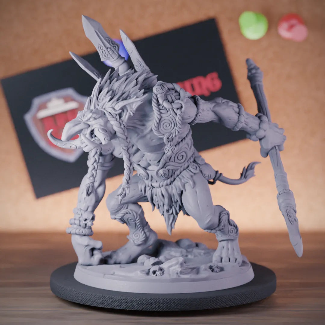 Troll 5e | DnD Troll Warrior Hunter Miniature | RPG Guild