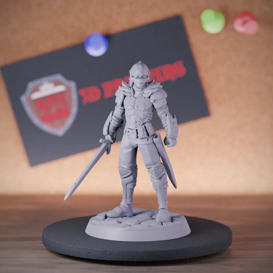 Fighter 5e | DnD Fighter Swordman Miniature