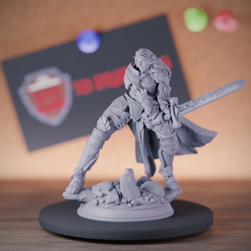 Elf 5e | DnD Elf Paladin Fighter Miniature