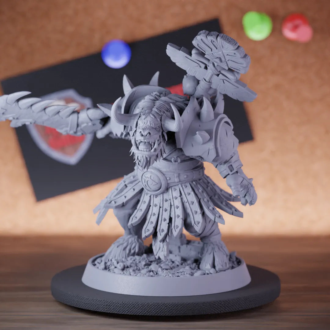 Minotaur 5e | DnD Tribal Minotaur Leader Miniature