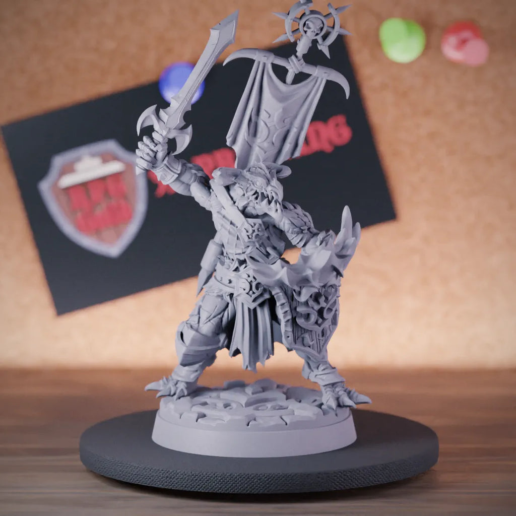 Dragonborn 5e | DnD Dragonborn Warrior Sword Monster Miniature