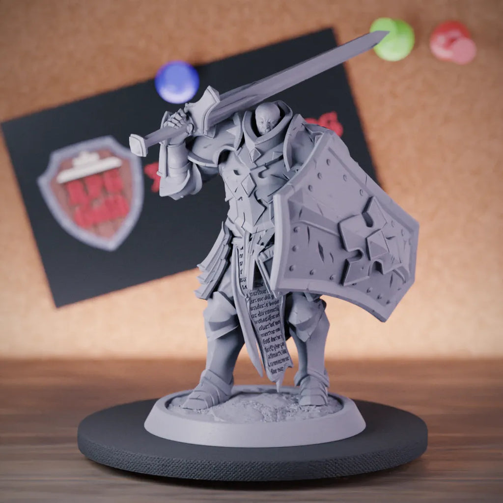 5e Paladin | DnD Paladin Templar Sword Wielding Miniature
