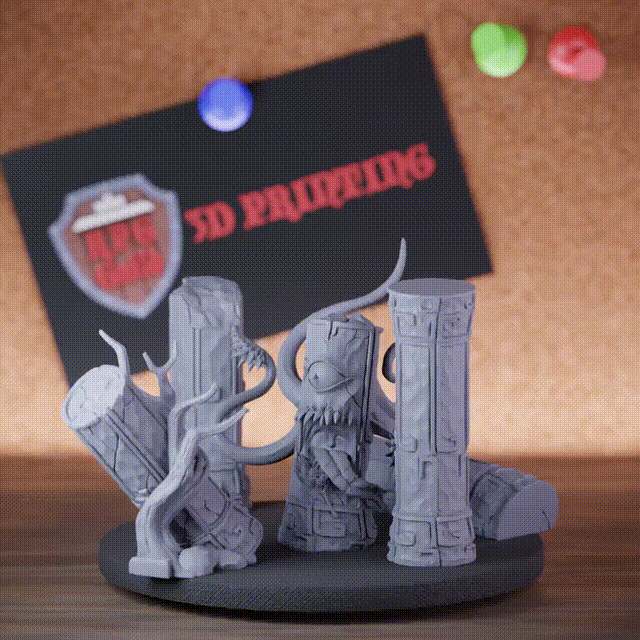 Tempel 5e | DnD Mythos Säulenruinen Miniatur 