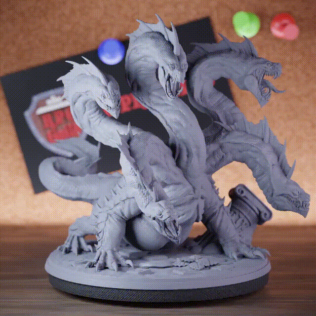 Hydra 5e | DnD Devouring Hydra Miniature
