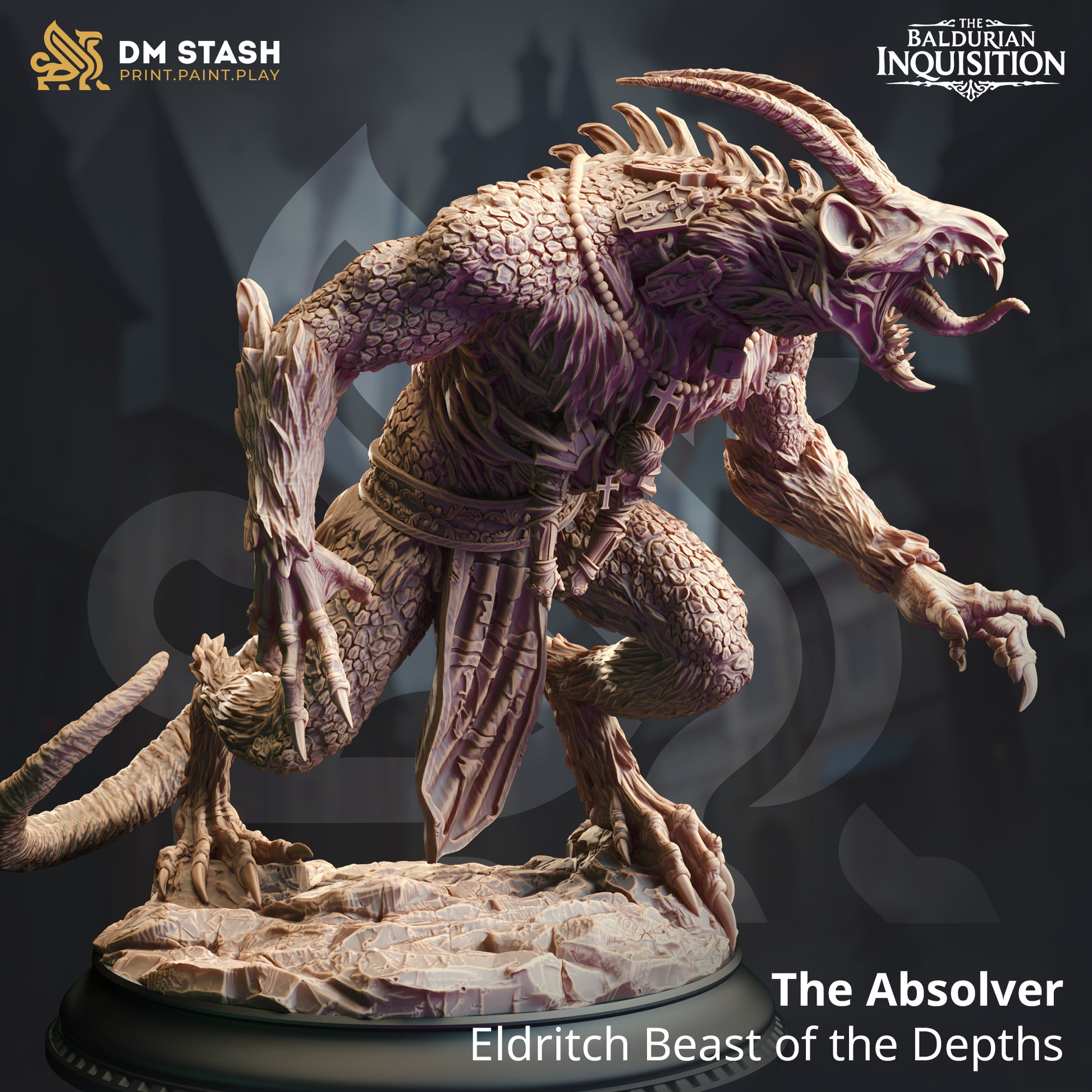 Baldurian Inquisition Bundle | DnD Miniature Set | 32-75mm