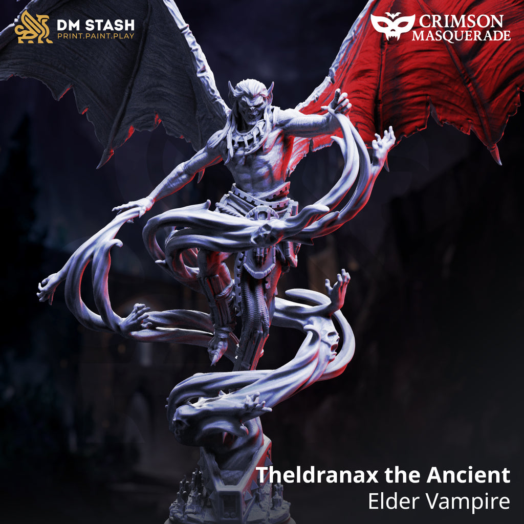 Crimson Masquerade Bundle | DnD Miniature Set | 32-75mm