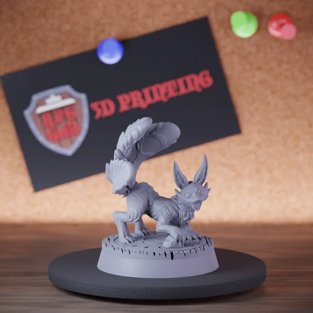 Fox 5e | DnD Three Tailed Fox Miniature
