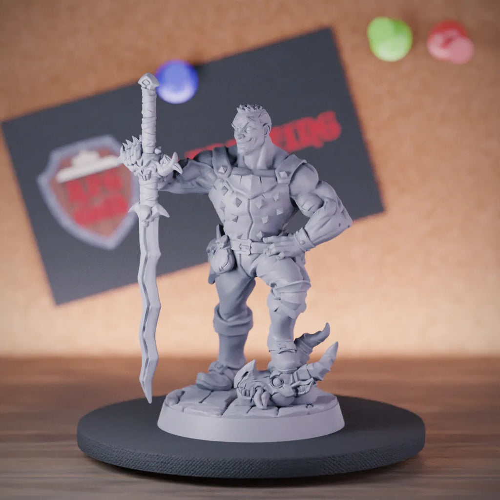 Fighter 5e | DnD Fighter Dragonslayer Miniature