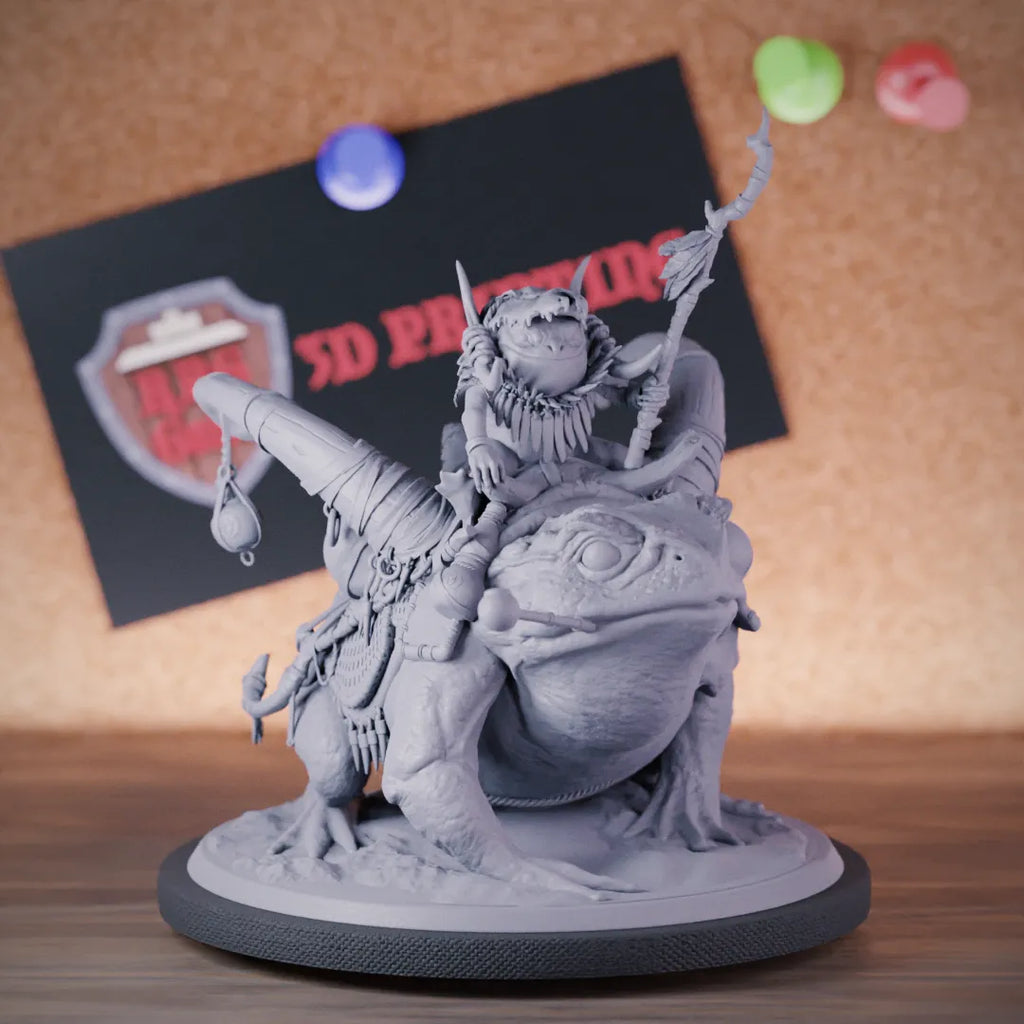 Grung 5e | DnD Grung Shaman Rider Miniature