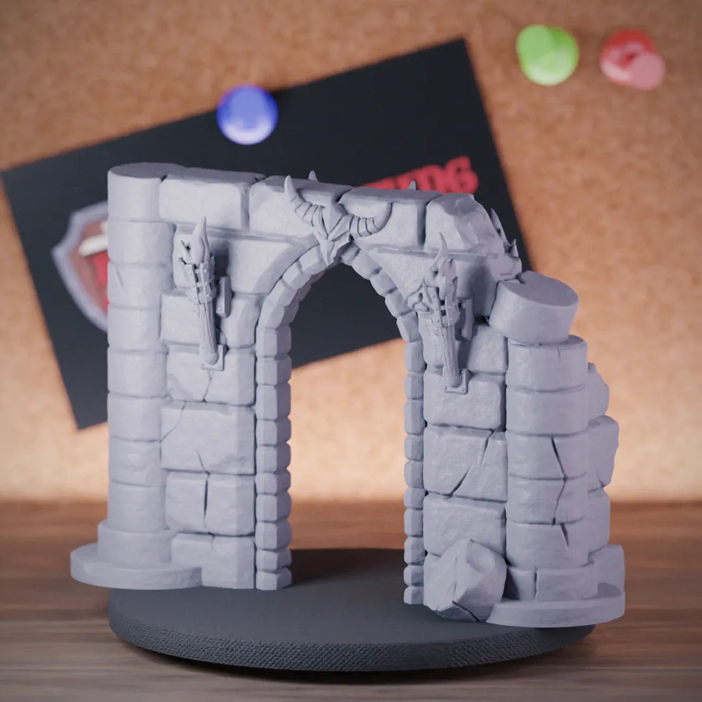Terrain 5e | DnD Terrain Castle Ruins Miniature