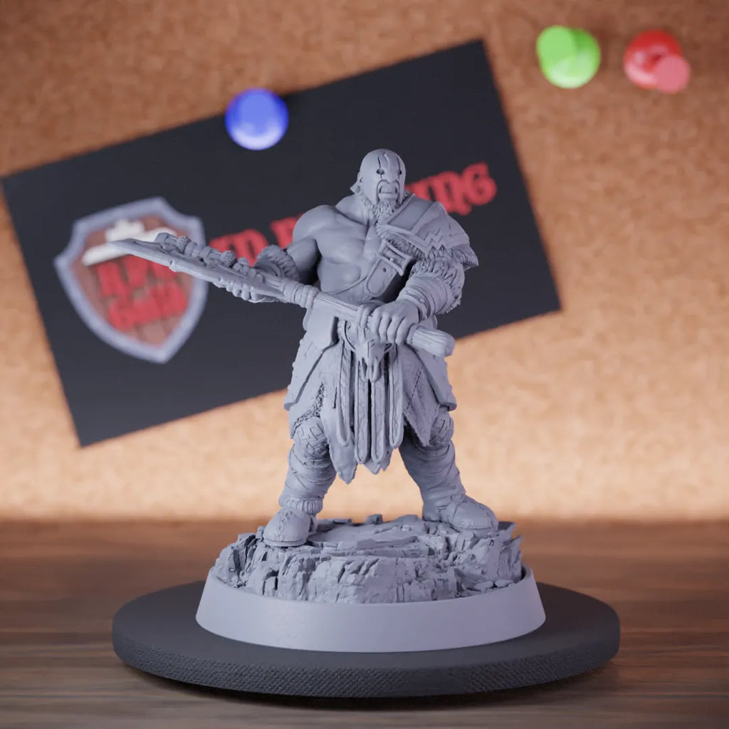Barbarian 5e | DnD Barbarian Warrior Battleaxe Miniature