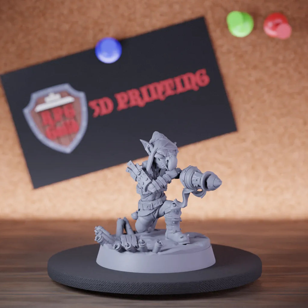Goblin 5e | DnD Goblin Warrior Gun Miniature