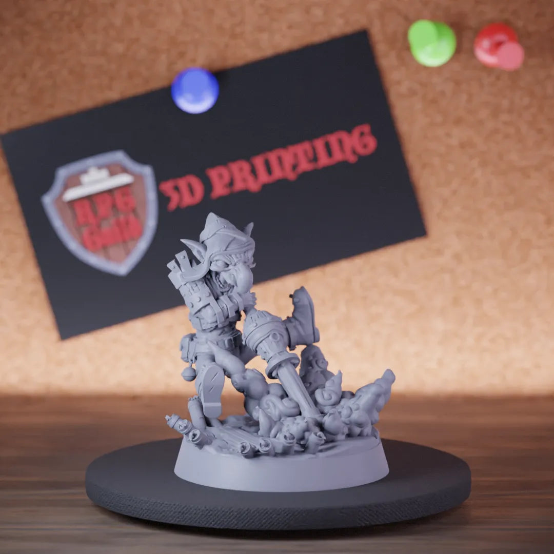 Goblin 5e | DnD Goblin Warrior Drill Miniature