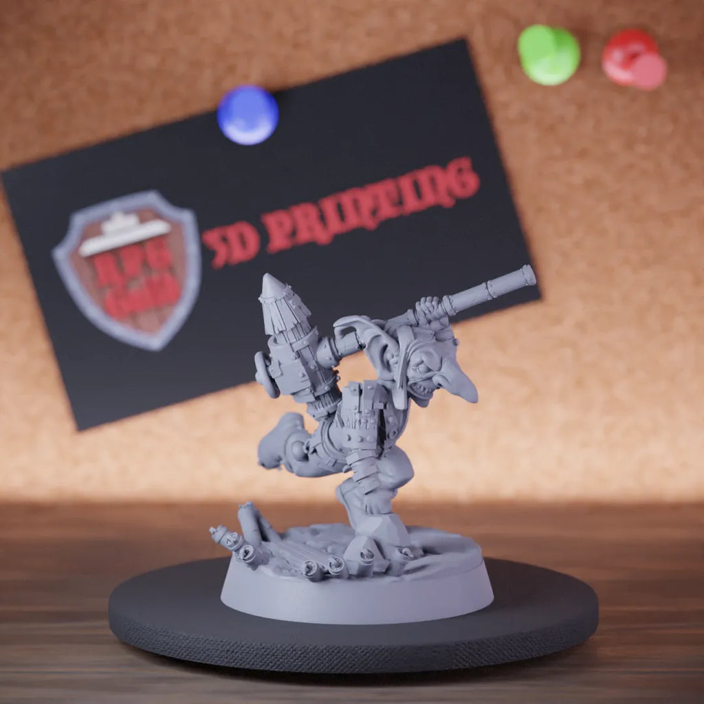 Goblin 5e | DnD Goblin Rocket Hammer Miniature