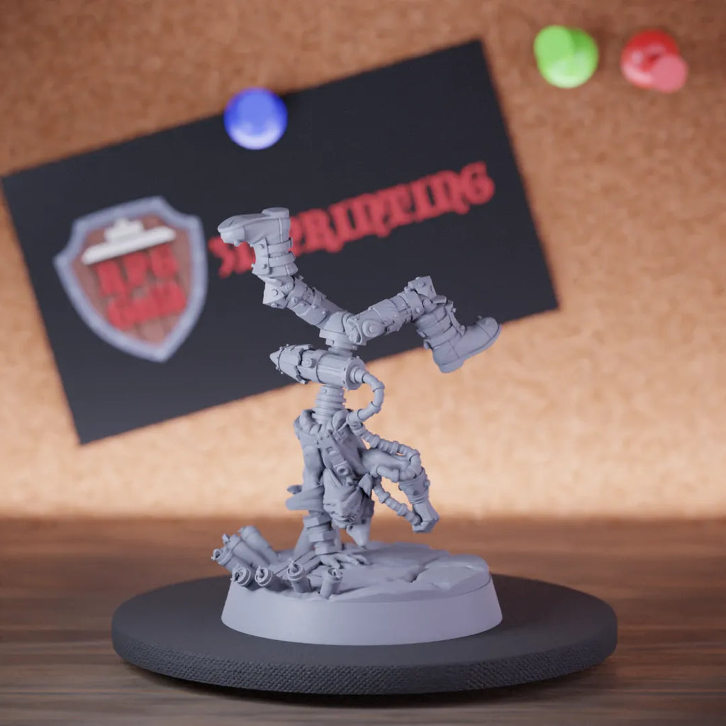 Goblin 5e | DnD Cyborg Goblin Rocket Miniature