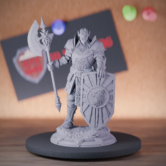 Orc 5e | DnD Orc Guardian Fighter Miniature