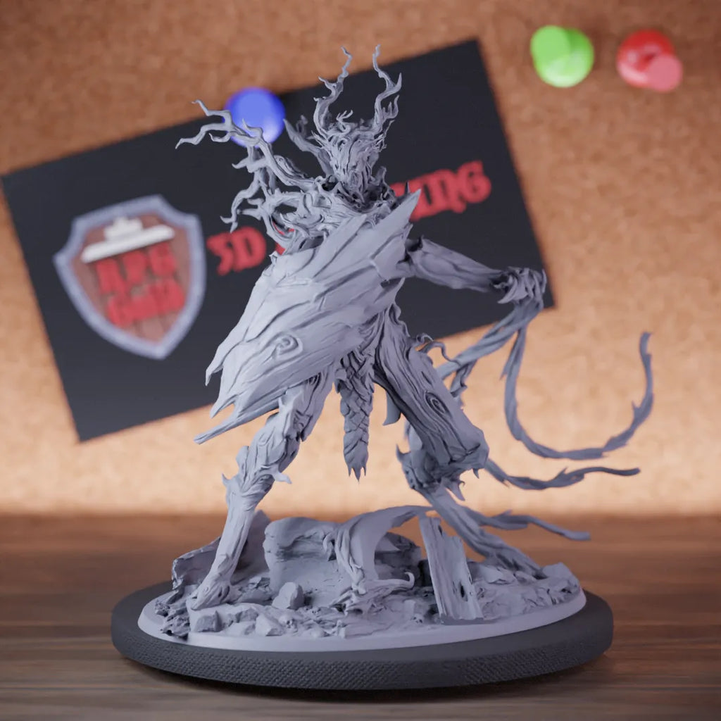 Treant 5e | DnD Forest Treant Guard Shield Miniature