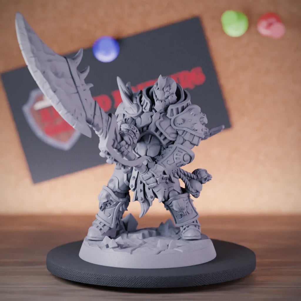 Warforged 5e | DnD Warforged Greatsword Fighter Miniature