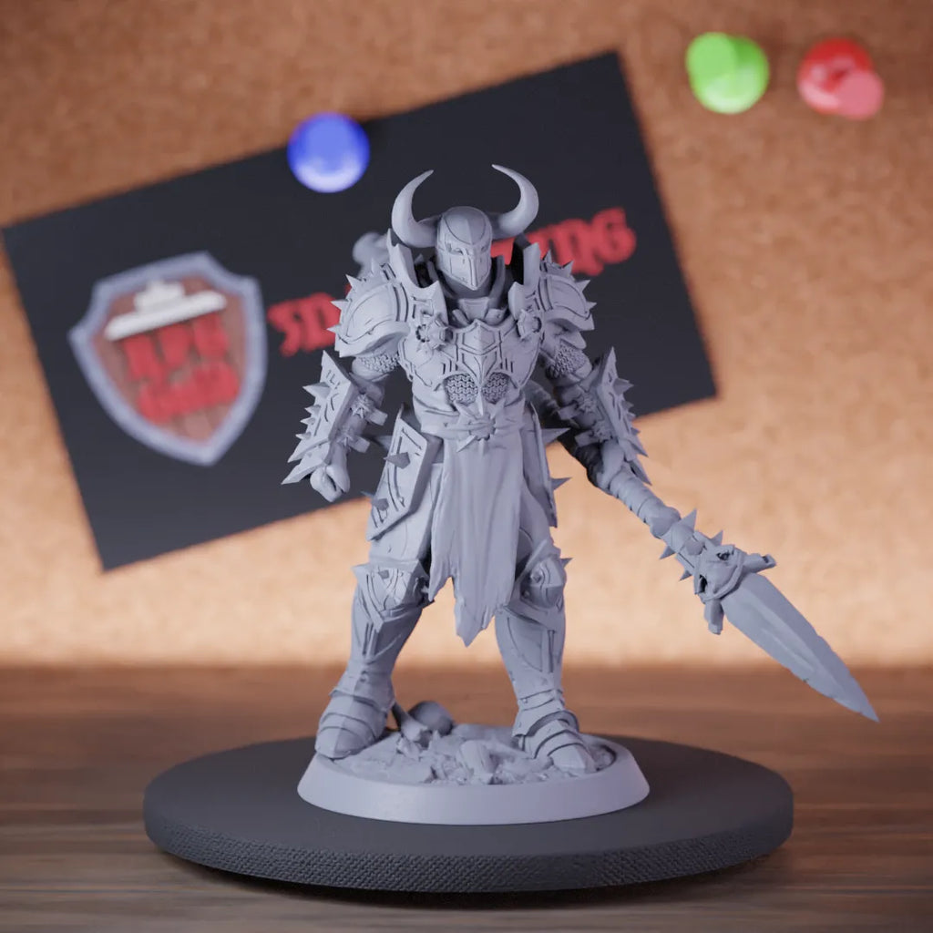 Death Knight 5e | DnD Undead Spear Miniature