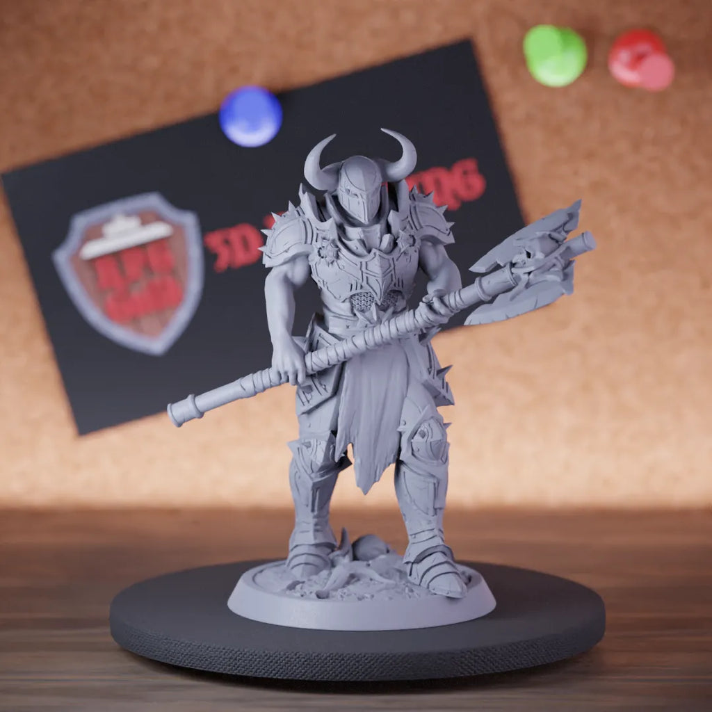 Death Knight 5e | DnD Undead Battleaxe Miniature