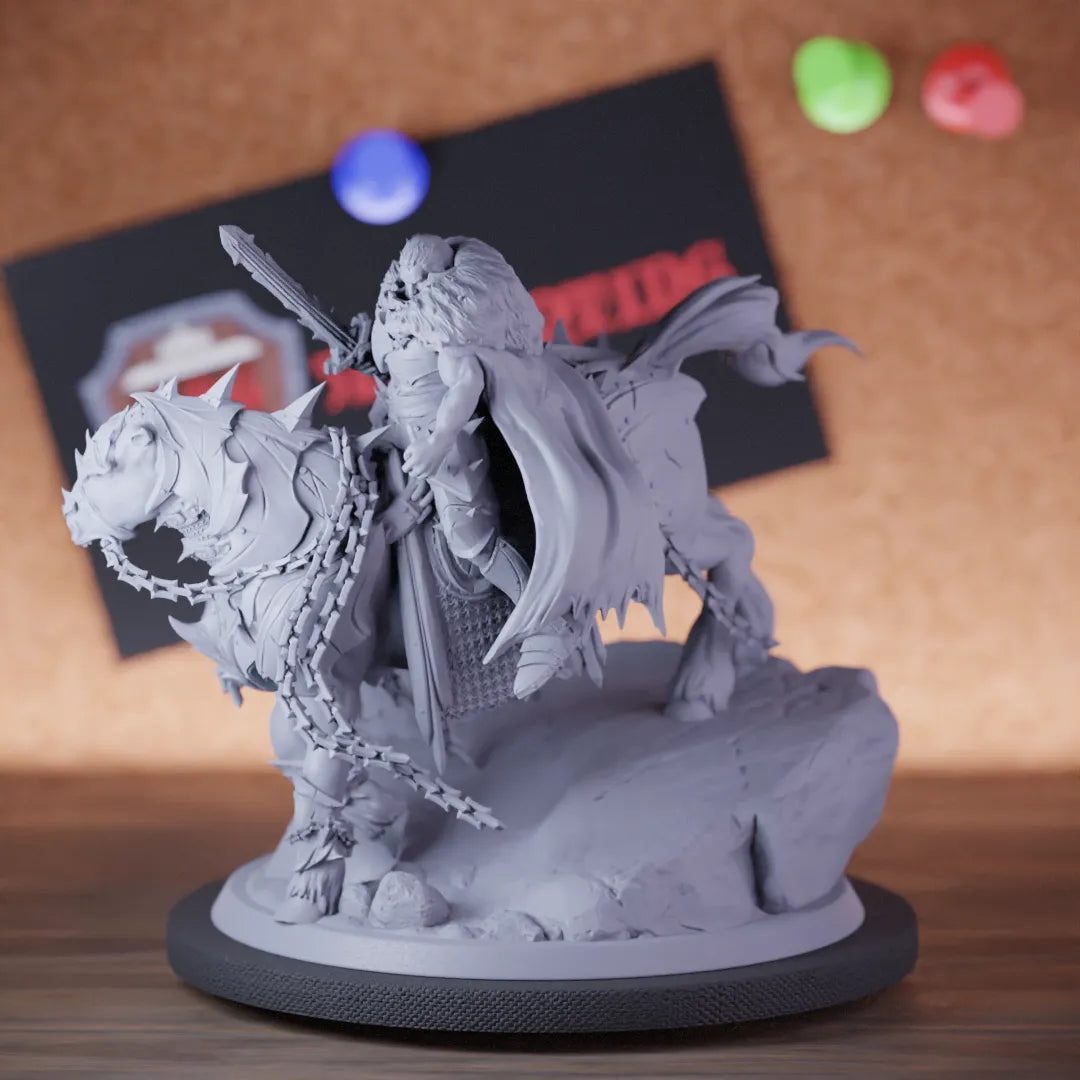 Fighter 5e | DnD Fighter Cavalry Sword Miniature