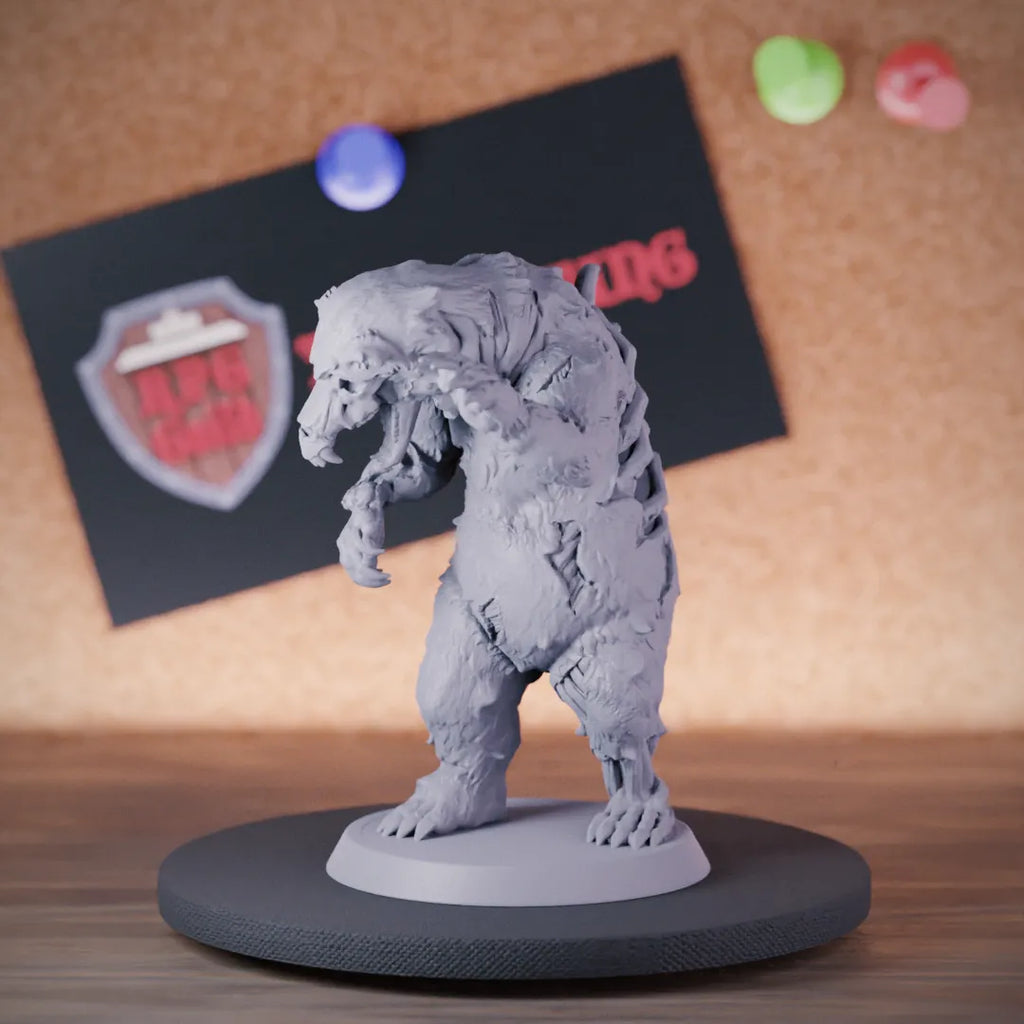 Zombie Bear 5e | DnD Undead Monster Miniature