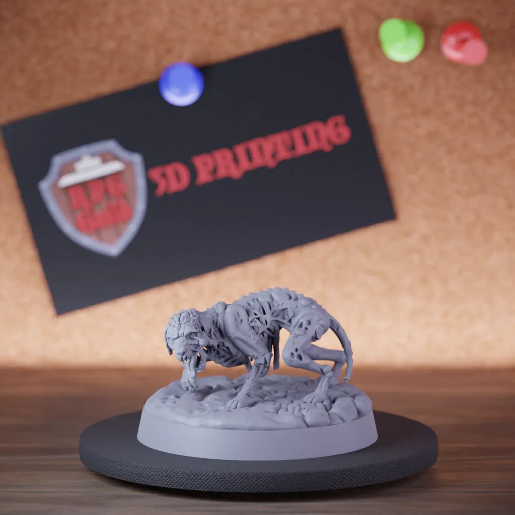 Undead 5e | DnD Undead Dog Zombie Miniature