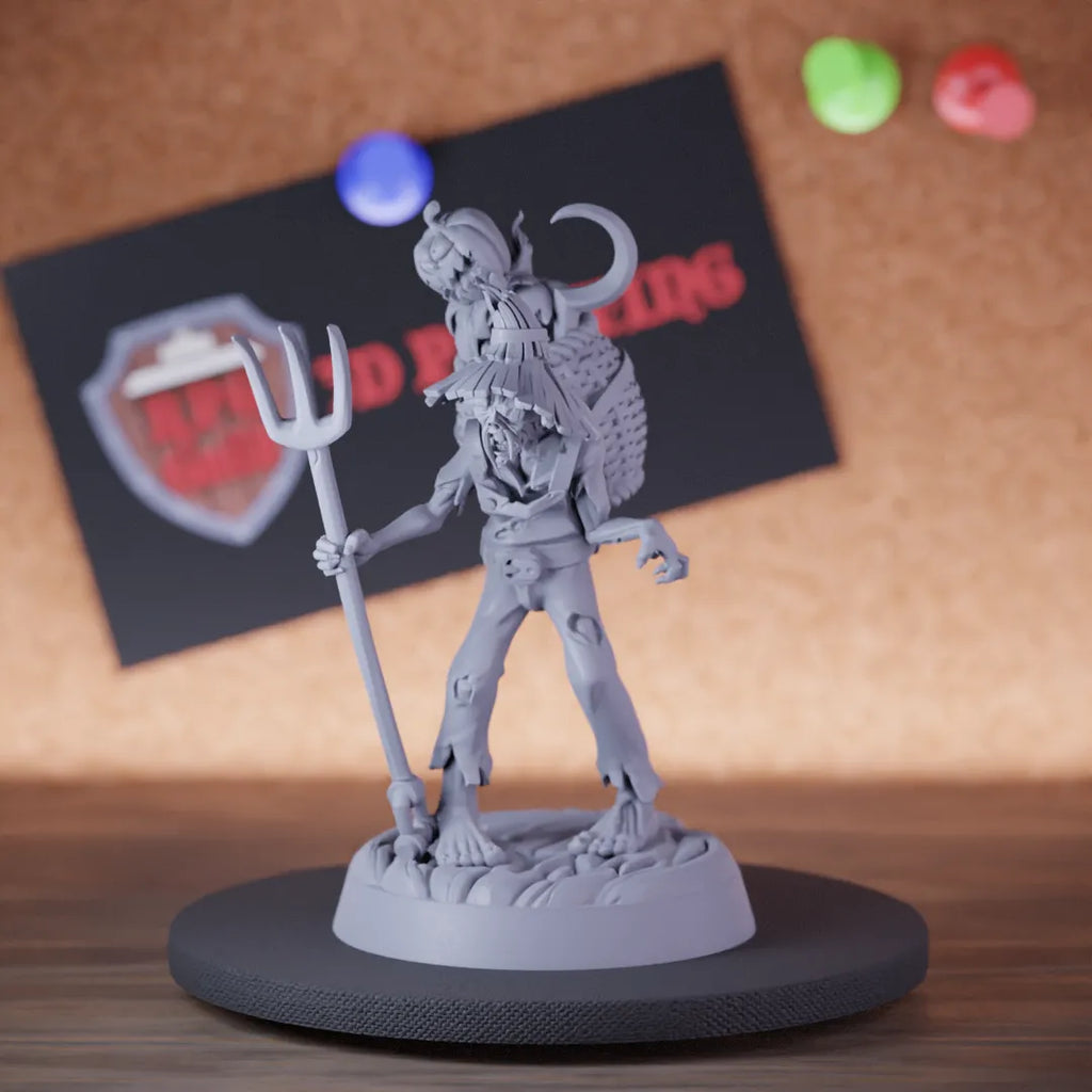 Undead 5e | DnD Undead Pumpkin Peasant Miniature