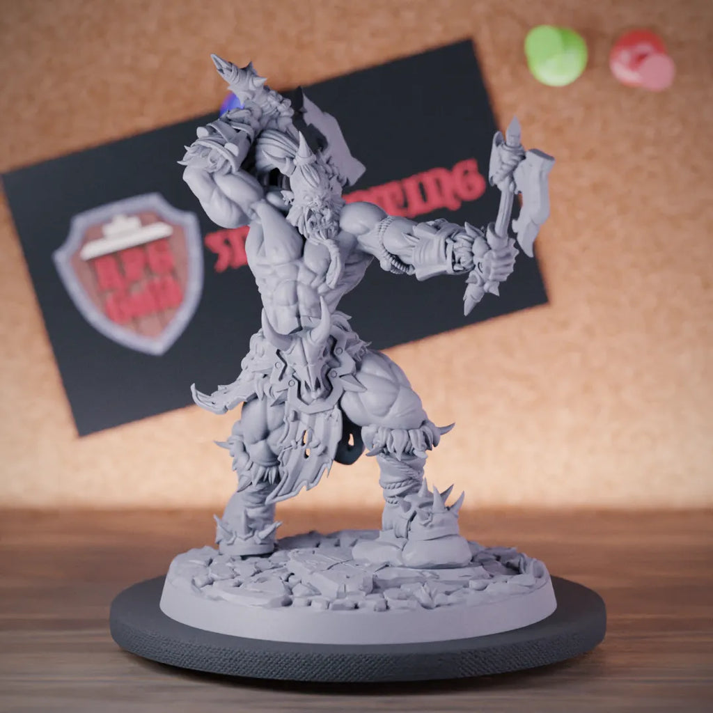 Orc 5e | DnD Orc Warlord Barbarian Miniature