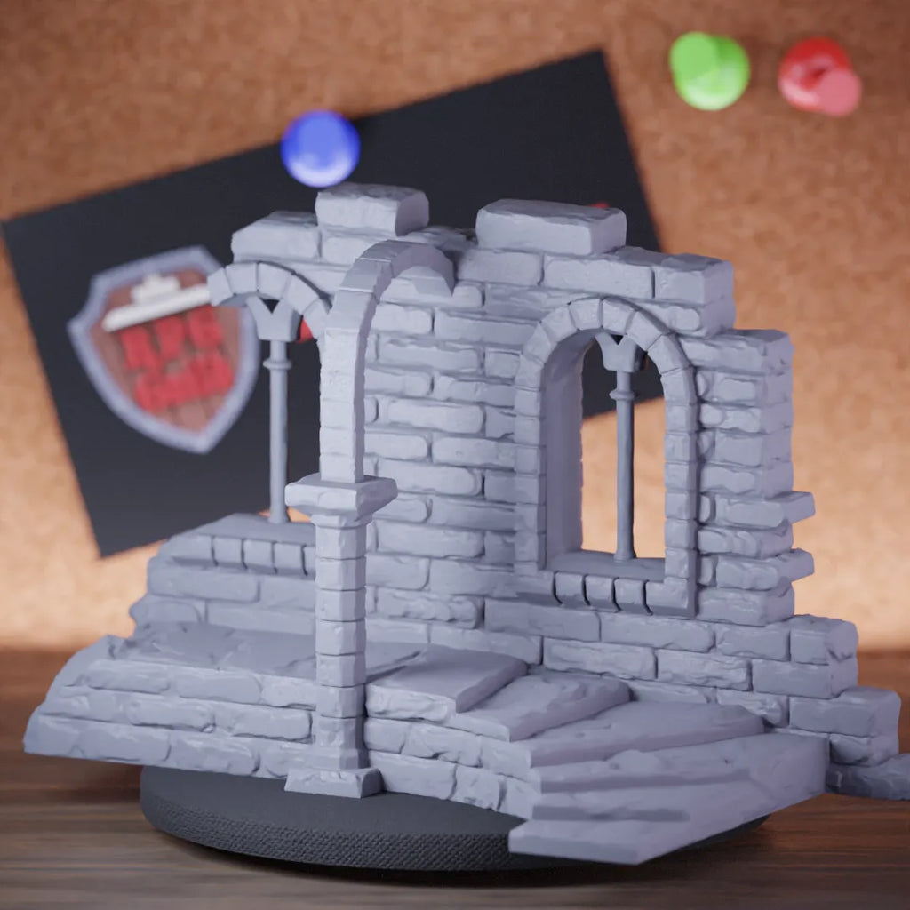 Terrain 5e | DnD Terrain Stairs Ruins Miniature