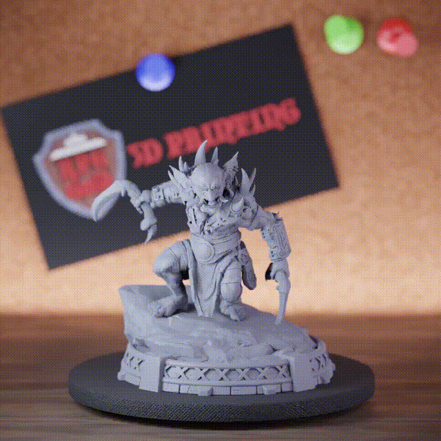Goblin 5e | DnD Goblin-Krieger mit zwei Dolchen (Miniatur)