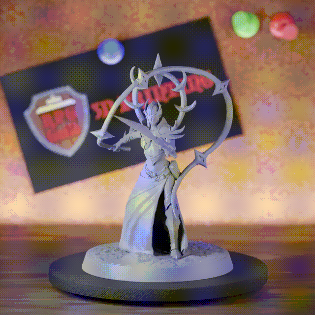 Drow 5e | DnD Infanterie-Diskusklingen-Drow-Miniatur 