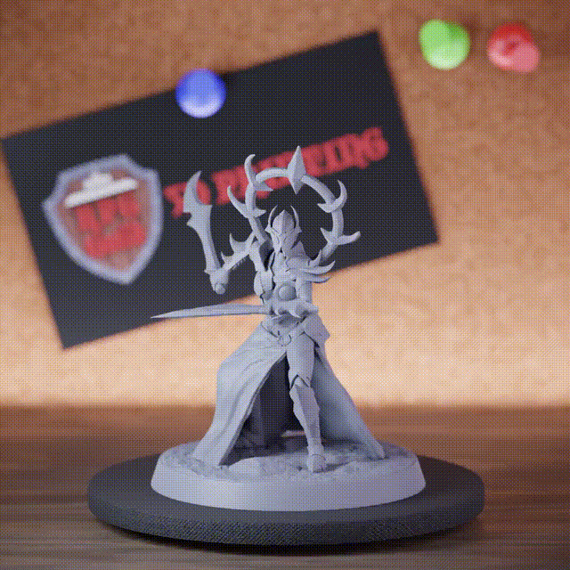 Drow 5e | DnD Infanterie Doppelschwert Drow Miniatur 