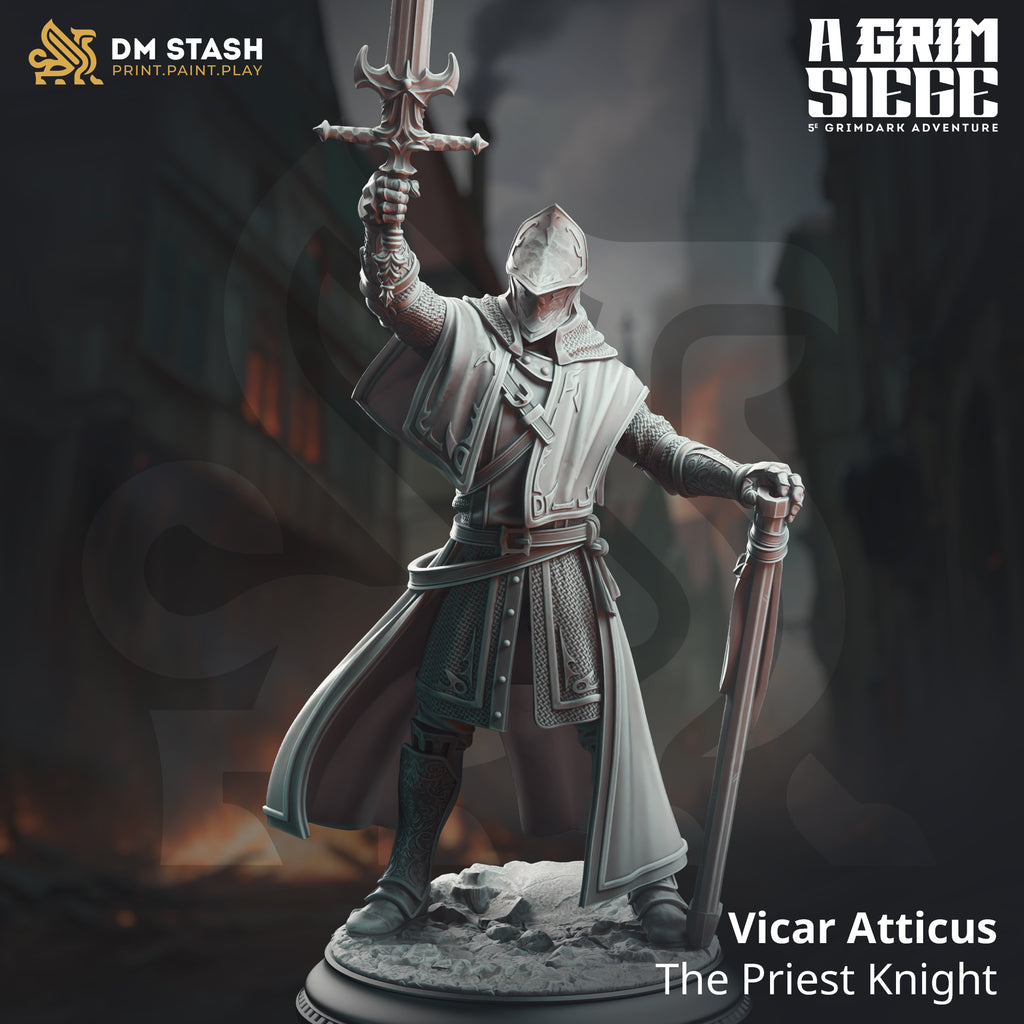 A Grim Siege Bundle | DnD Miniature Set | 32-75mm