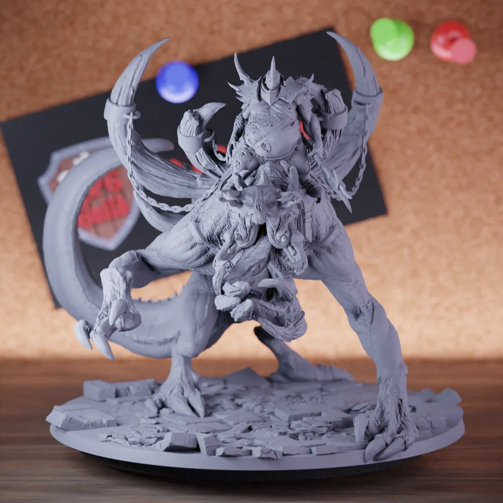 Demon 5e | DnD Demon Glutton Rider Miniature