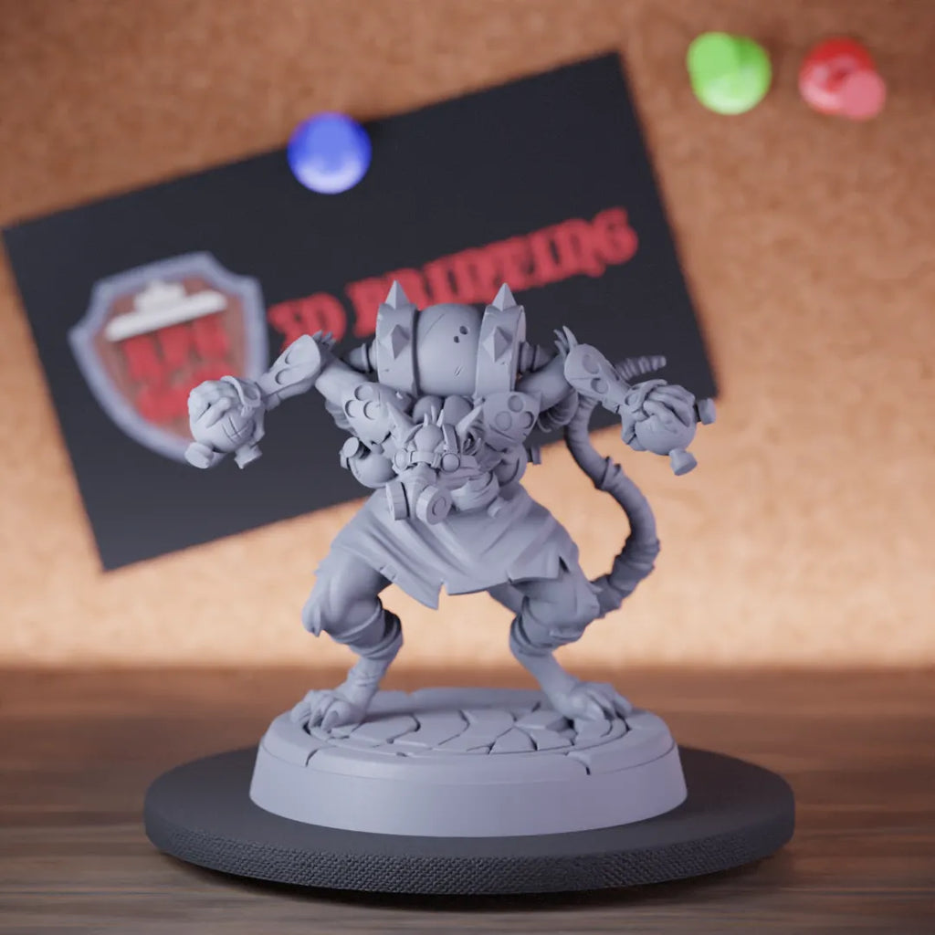 Ratmen 5e | DnD Ratmen Giant Monster Bomber Miniature