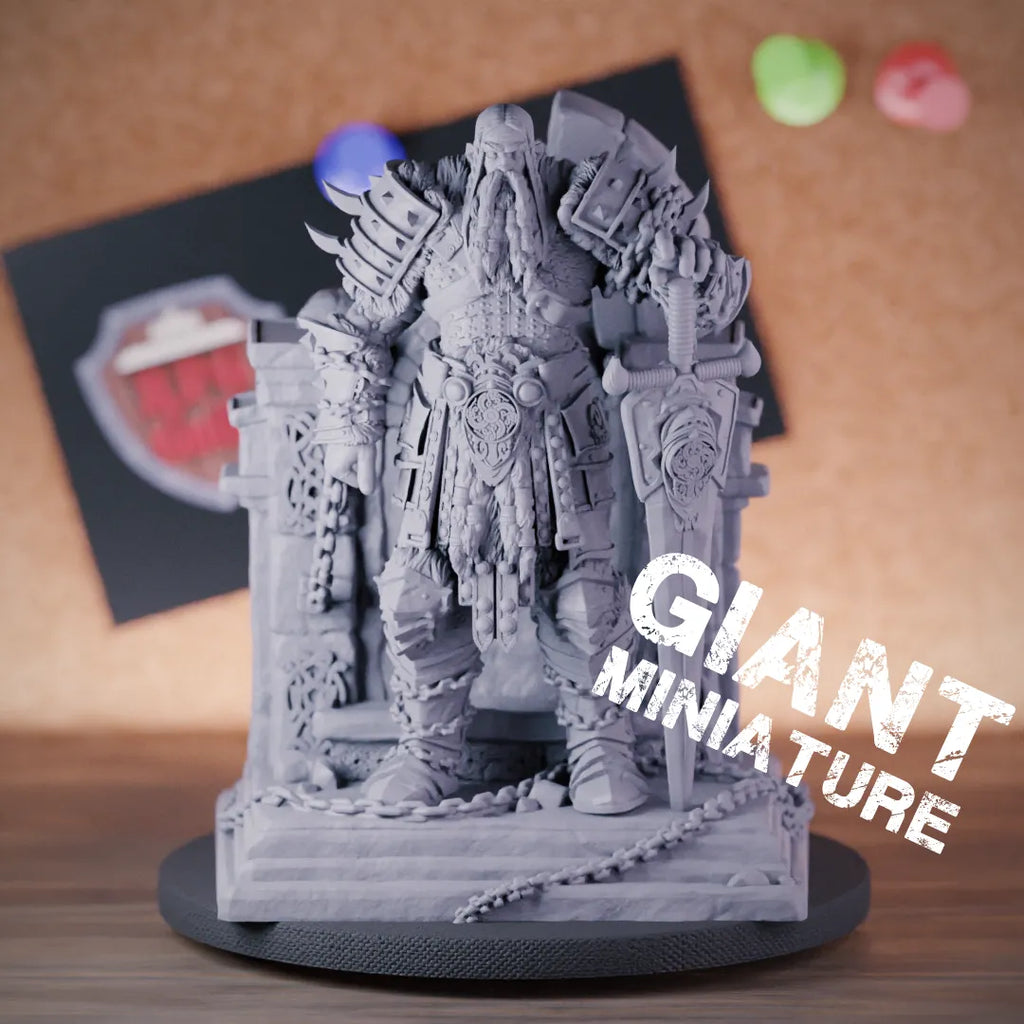 Giant 5e | DnD Armored Giant King Sword Miniature