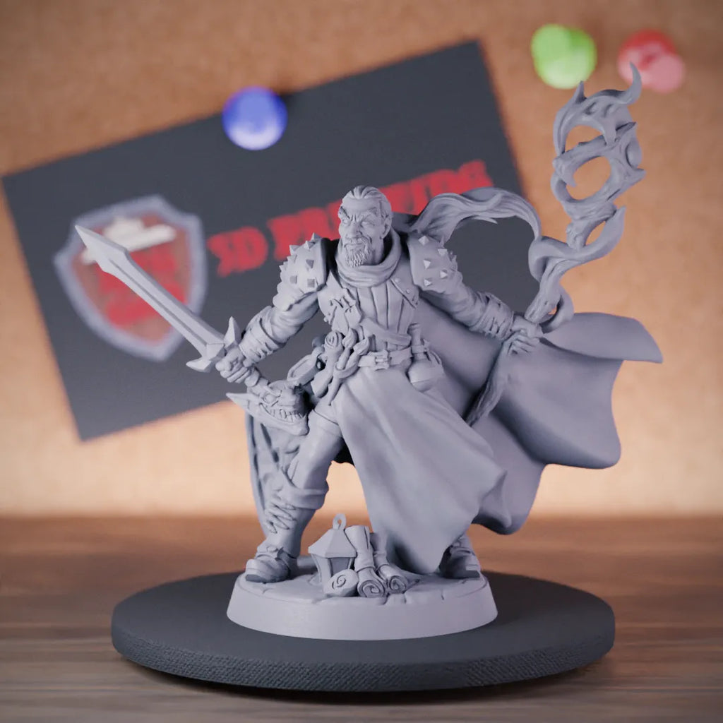 Warmage 5e | DnD Warmage Wizard Miniature