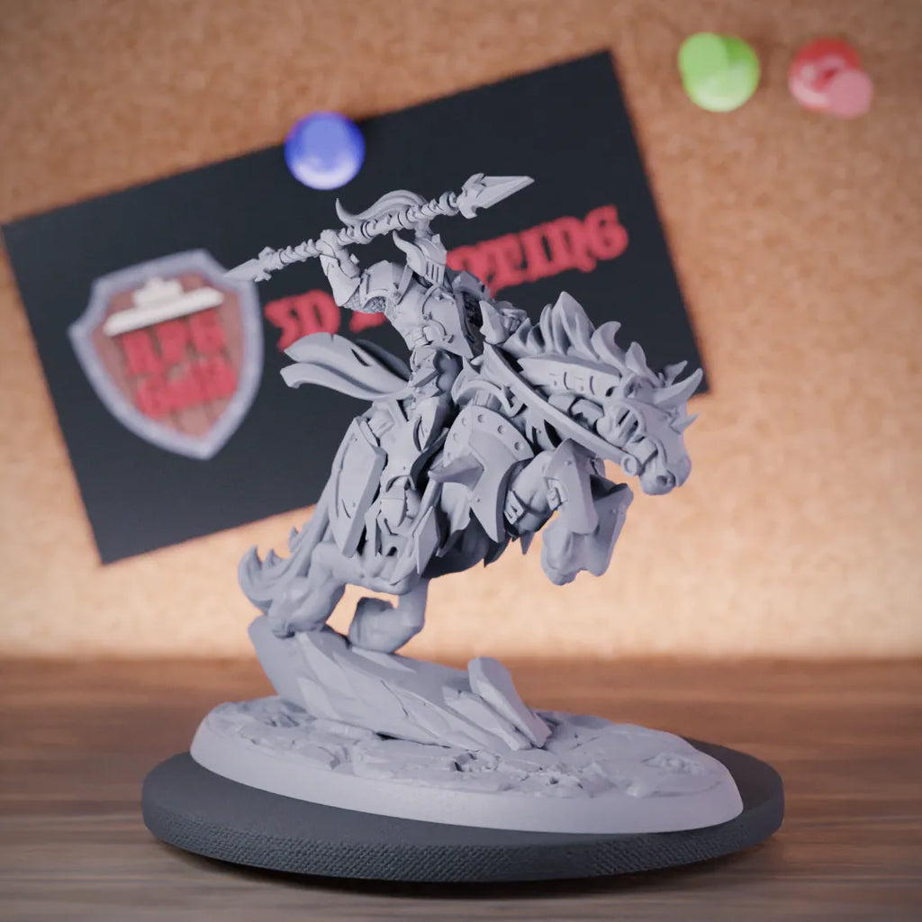 Knight 5e | DnD Knight Spear Cavalier Miniature