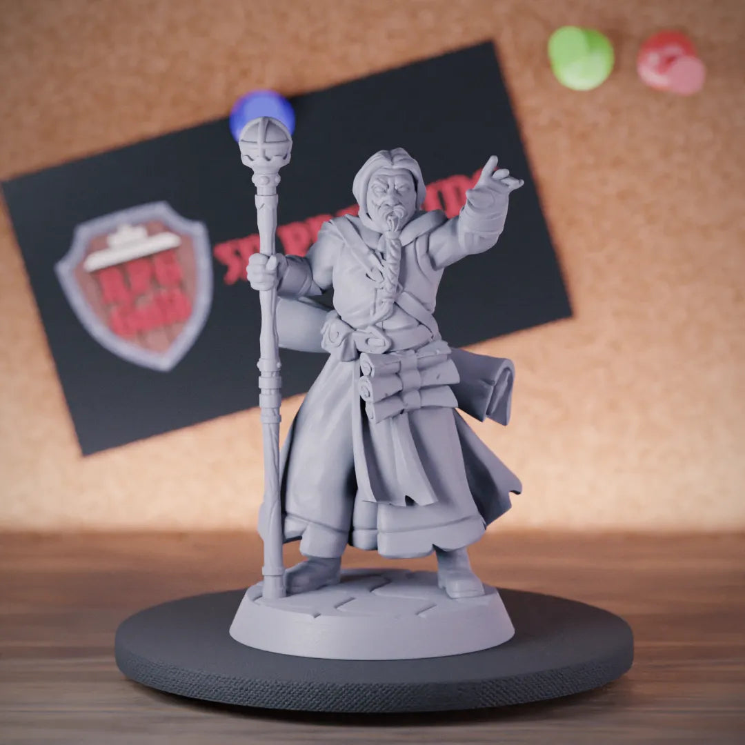 Wizard 5e | DnD Wizard Village Guard Miniature