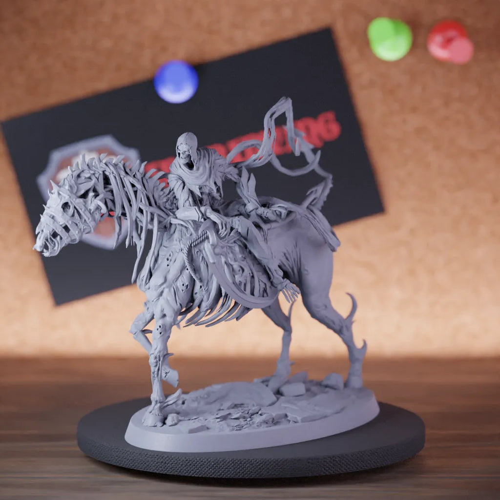 Wraith 5e | DnD Wraith Skeleton Rider Miniature