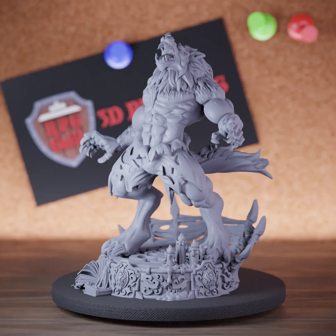 Werewolf 5e | DnD Werewolf Moon Beast Miniature